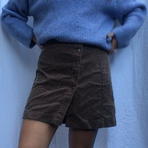 Gap Brown Corduroy Skirt